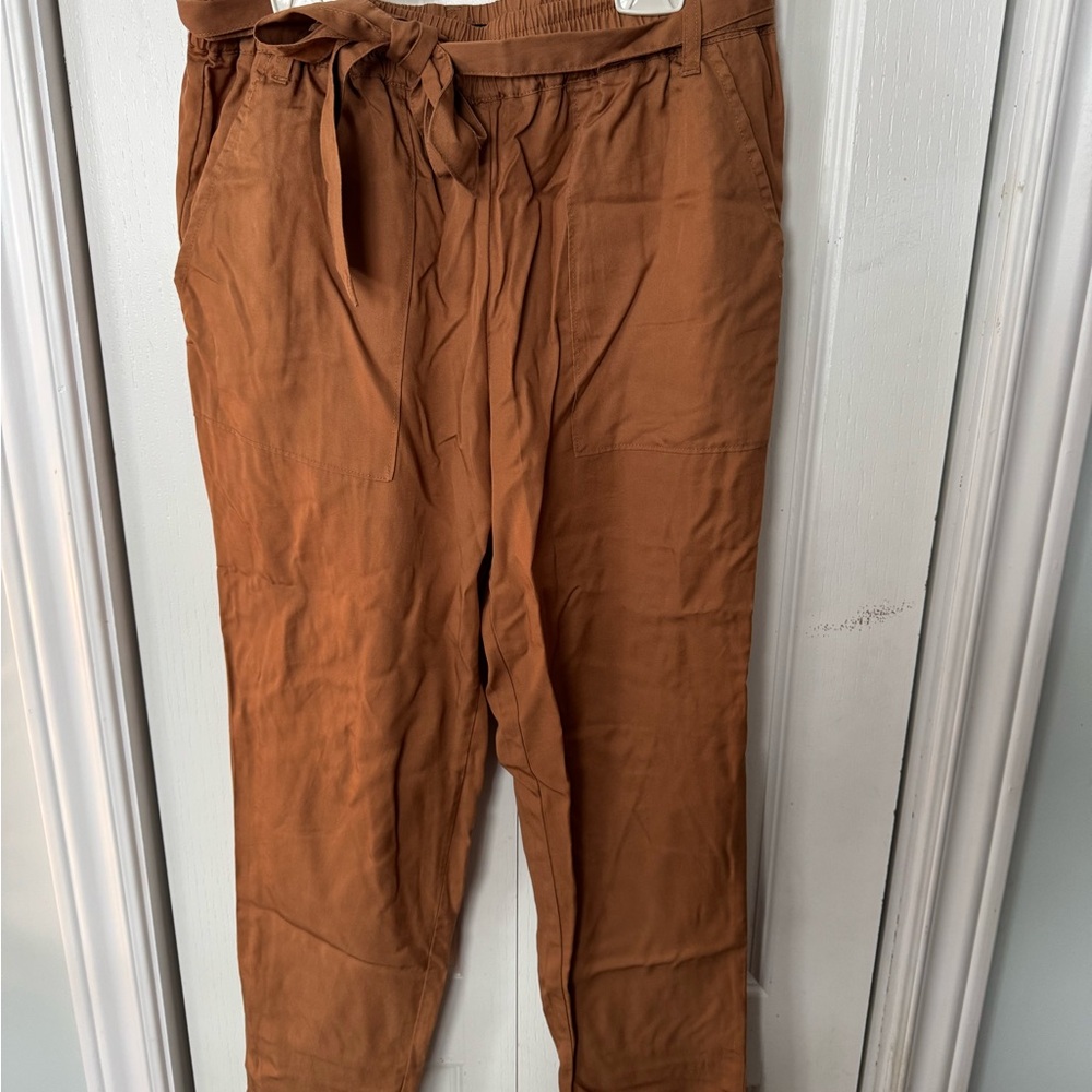 Brown Casual Pants